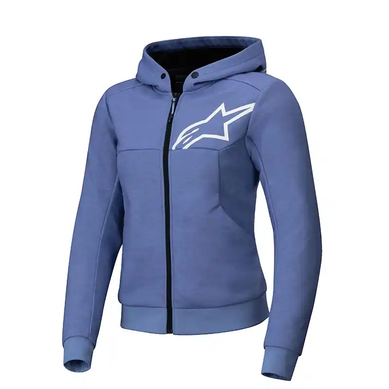 Felpa Alpinestars Stella Chrome V2 Sport blu-XS Prezzo Basso