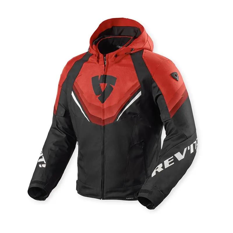 Direttamente Dal Produttore Giacca Rev'It Quantum 3 H2O nero rosso-M