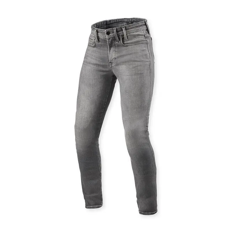 Jeans Rev'It Piston 3 Skinny Short grigio-28 Promo Stagionale