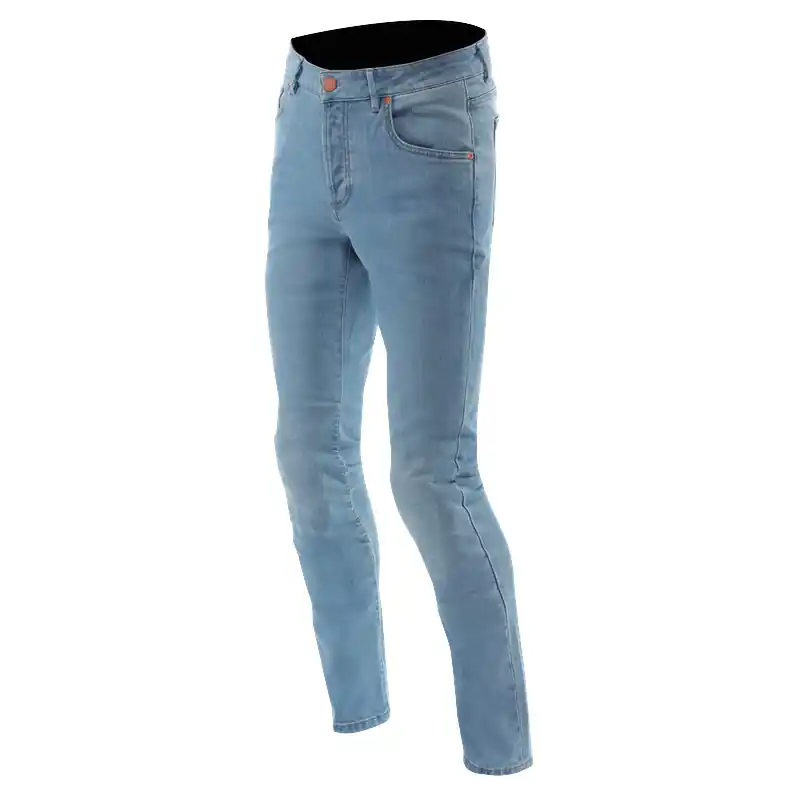 Esclusivo Jeans Dainese 5-Pocket Denim Slim azzurro-33