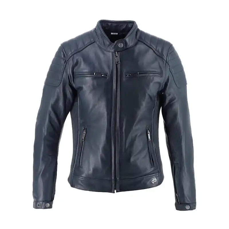 Direttamente Dal Produttore Giacca Pelle Donna Helstons Jody blu-S