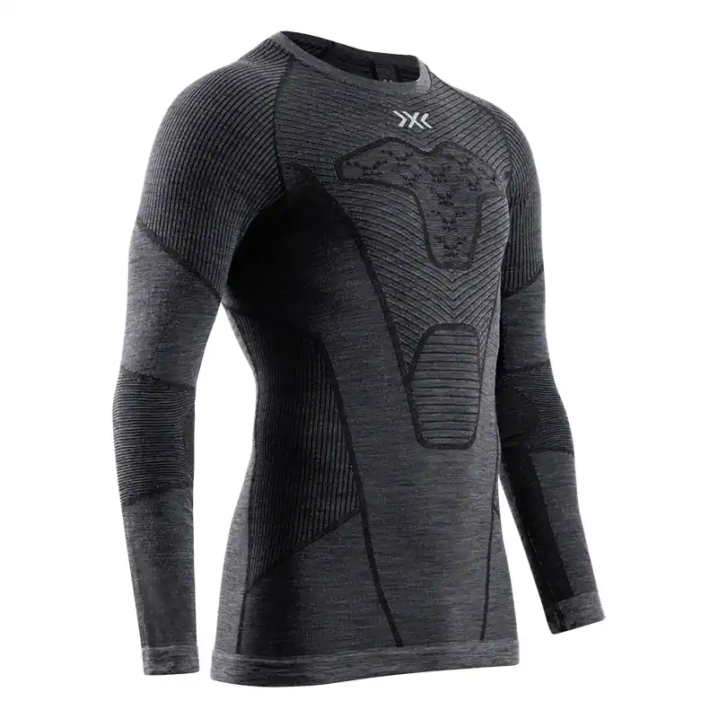 Maglia X-Bionic Symbio Merino rhino grigio-M Compra Adesso