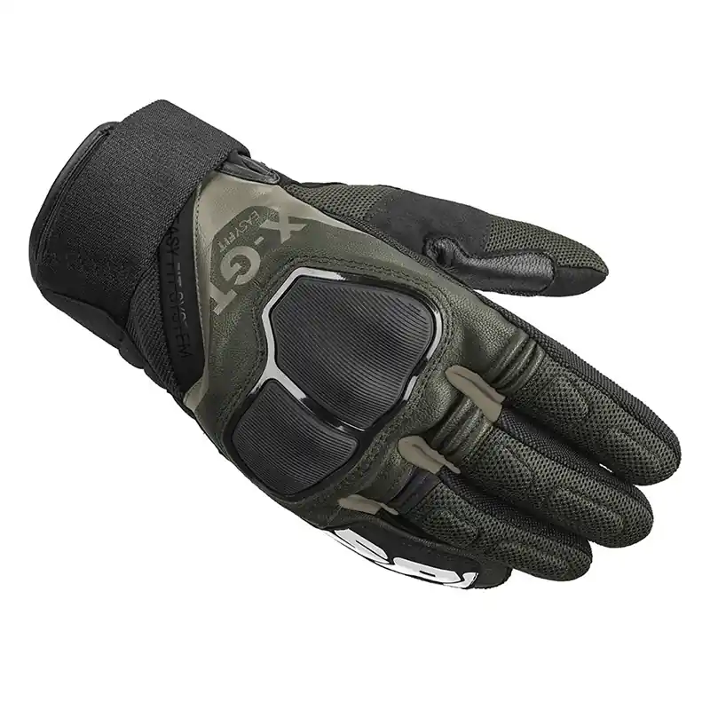 Promozione Esclusiva Guanti Spidi X-GT verde scuro-S