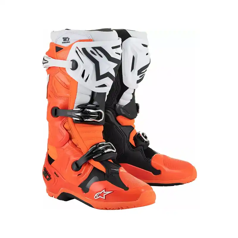 Stivali Alpinestars Tech 10 Enduro arancio fluo-7 Vendita Finale