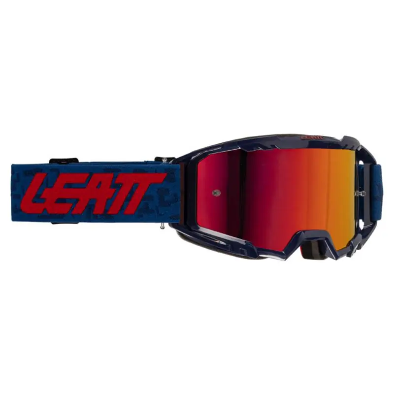 Spedizione Gratuita Maschera Leatt Vizion 3.5 Iriz blu rosso-
