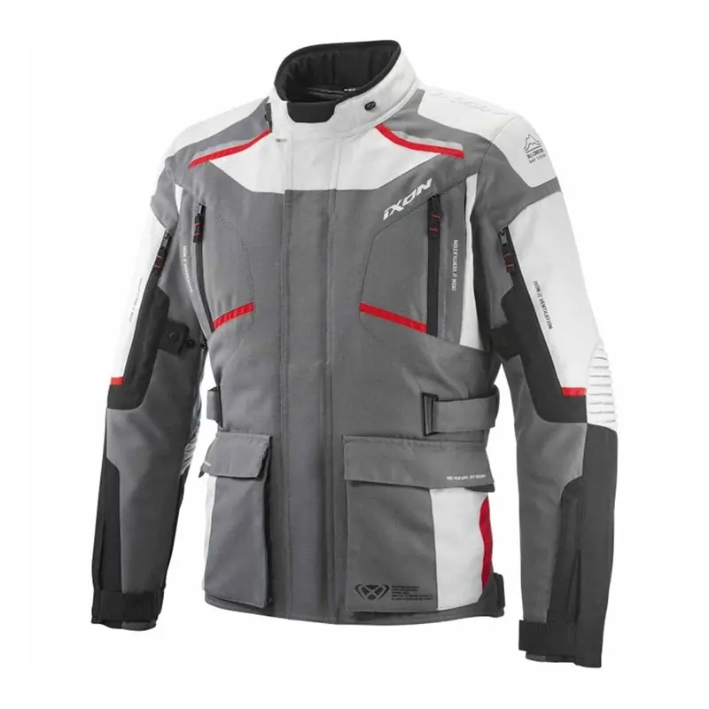 Giacca Ixon Midgard grigio nero rosso-S Più Venduto