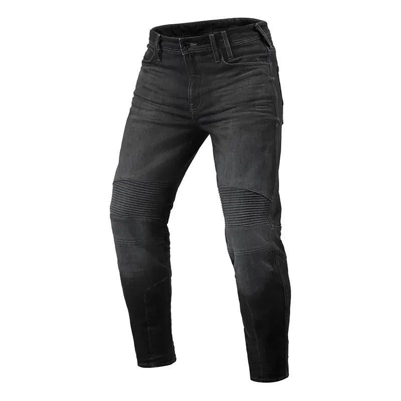 Professionale Jeans Rev'it Moto 2 TF Short grigio scuro-28