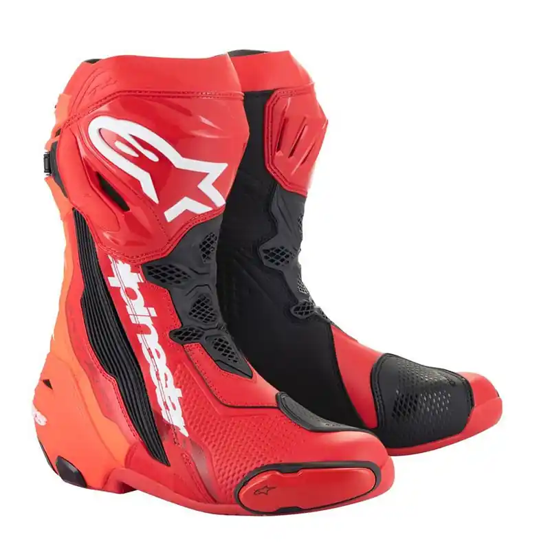 Stivali Alpinestars Supertech R rosso fluo-38 Spedito Oggi
