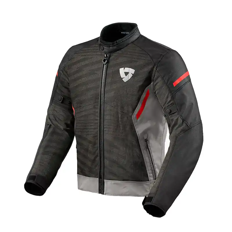 Giacca Rev'It Torque 2 H2O grigio rosso-S Promozione
