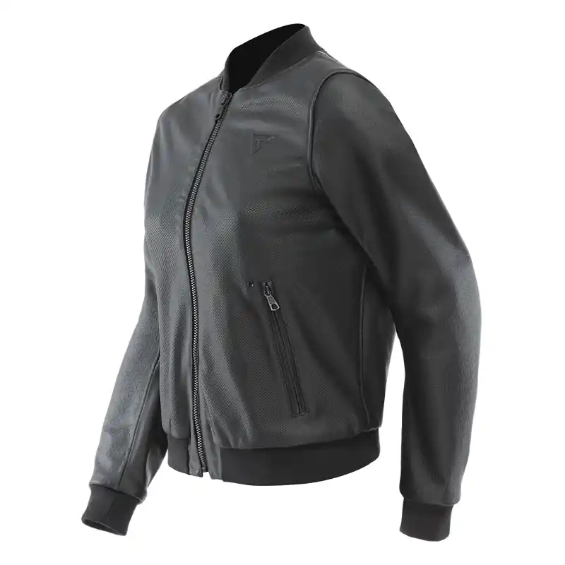 Giacca Pelle Donna Dainese Accento Perforated nero-40 Ultime Pezzi