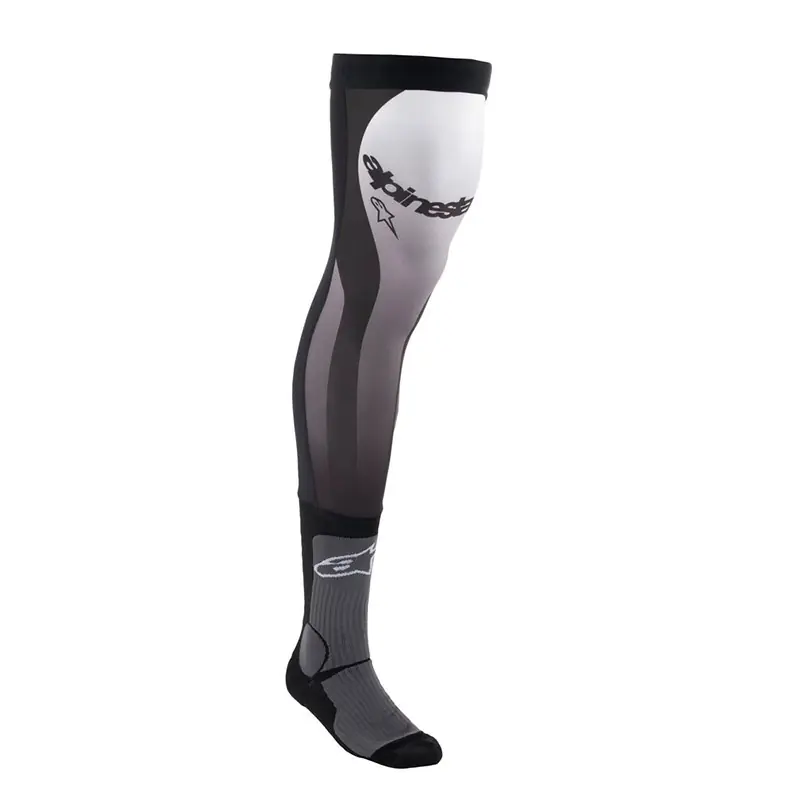 Calze Alpinestars Knee Brace nero bianco-S/M Offerta Lampo