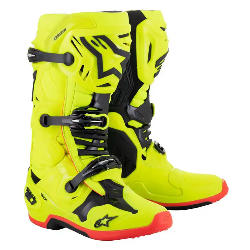 Compra Online Stivali Alpinestars Tech 10 giallo fluo-7