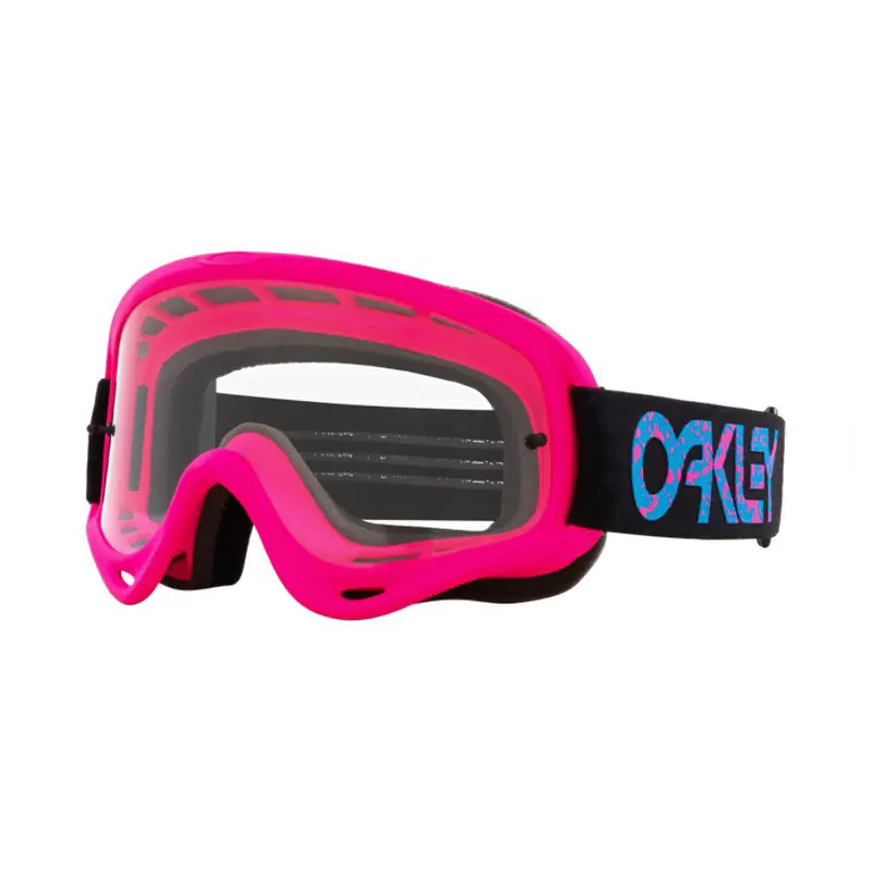 Promozione Esclusiva Maschera Oakley O Frame MX Moto rosa splatter-