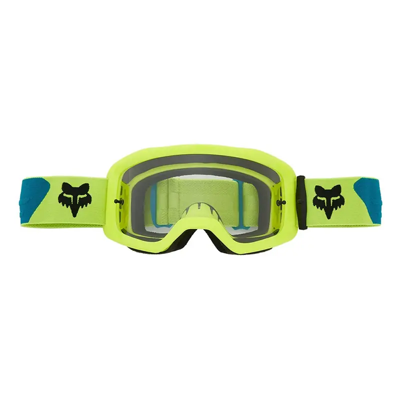 Maschera Fox Main S giallo fluo- Nuovo Arrivo