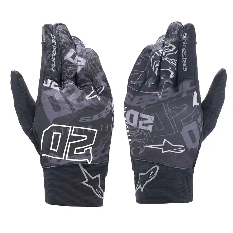 Solo Oggi Guanti Alpinestars FQ20 Reef Monster nero grigio-M