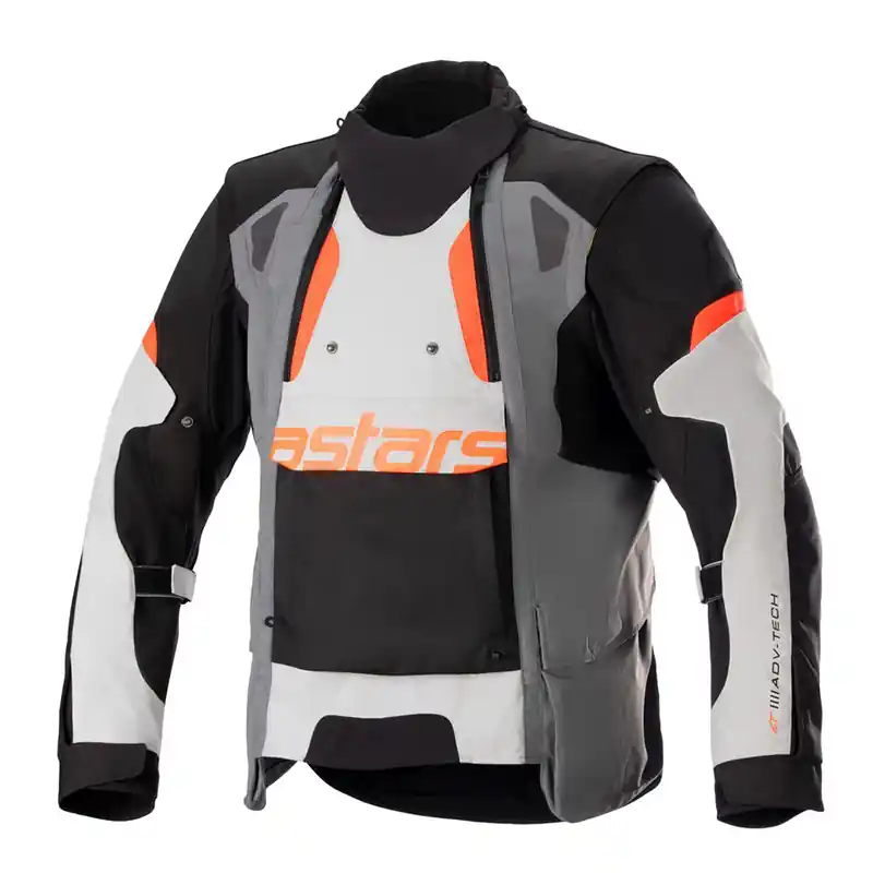 Giacca Alpinestars Harok Drystar grigio nero-S Popolare