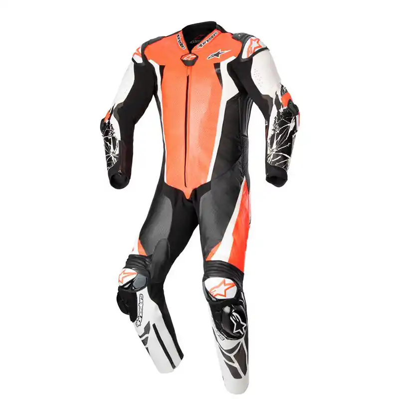 Occasione Imperdibile Tuta Alpinestars Racing Absolute V2 rosso fluo-48