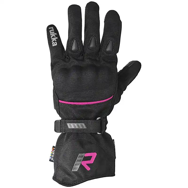 Guanti Donna Rukka Virve 2.0 Xtrafit GTX rosa nero-7 Offerta Limitata