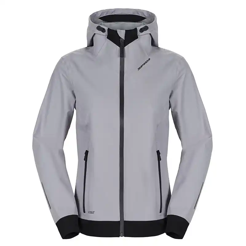 Giacca Donna Spidi Hoodie Shell grigio-XS Subito Disponibile