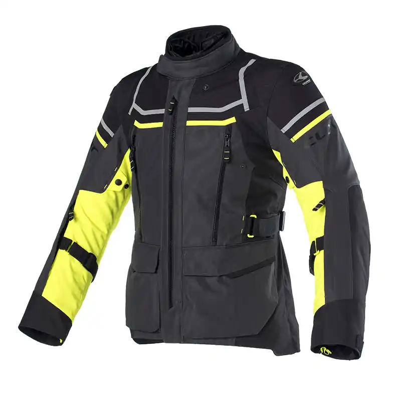 Giacca Clover Outland 2 WP grigio scuro giallo-S Offerta Del Giorno