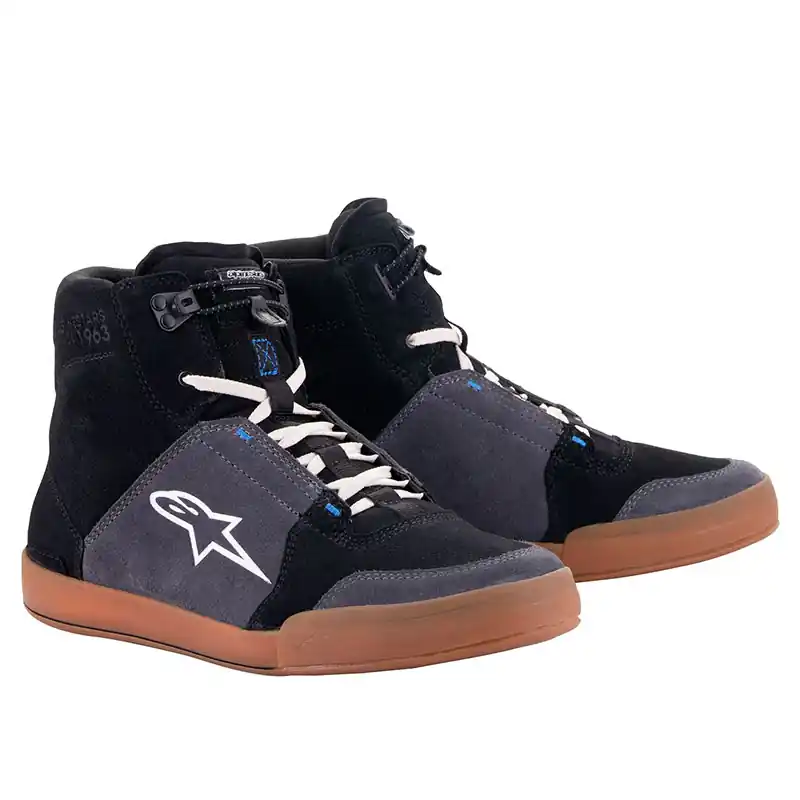 Scarpe Alpinestars Chrome nero asphalt gum blu-6 Ultimissimo Modello