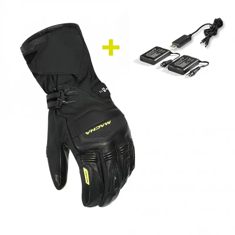 Non Perdere Guanti Riscaldati Macna Azra RTX Kit nero giallo-S