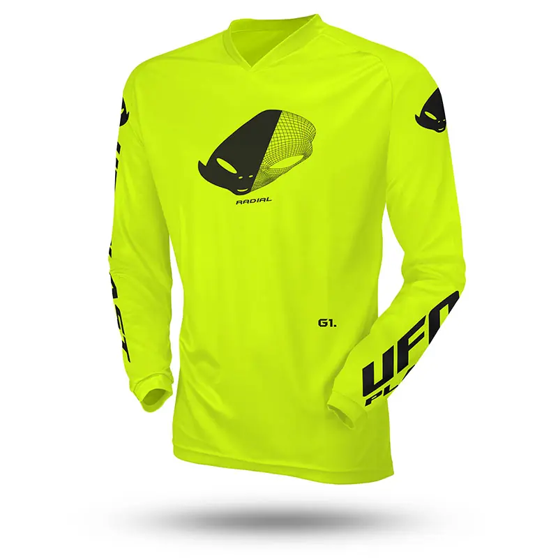 Maglia Ufo Radial Slim Kid giallo-XS Pagamento Sicuro