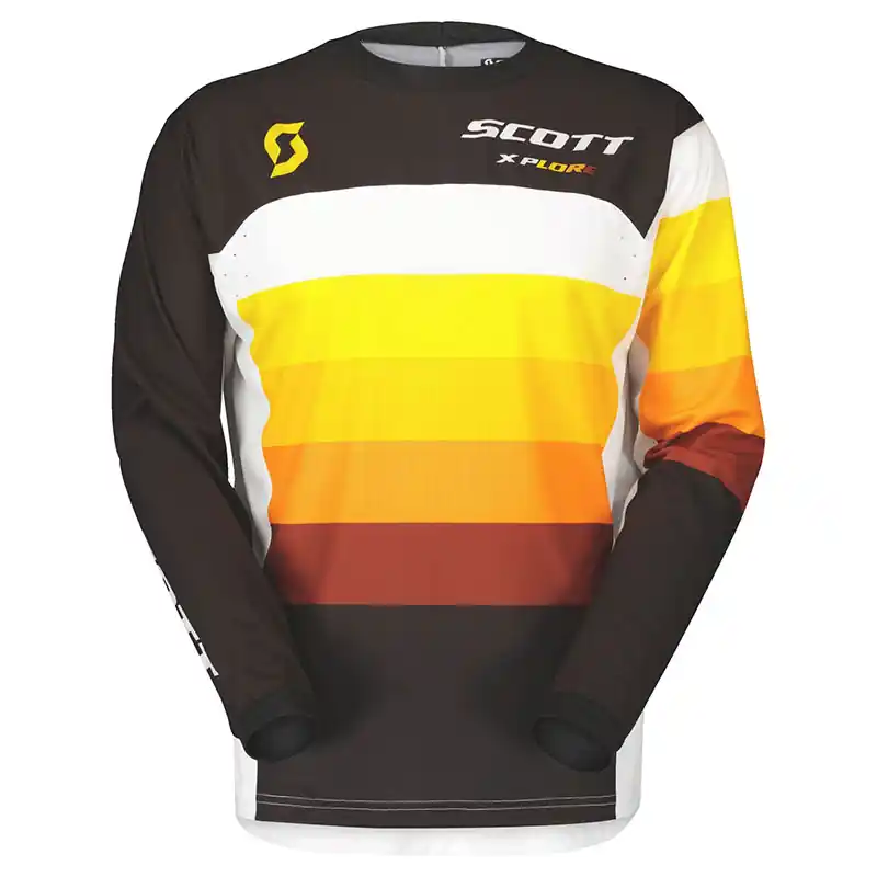 Maglia Scott X-Plore Swap nero arancio-M Prezzo Scontato
