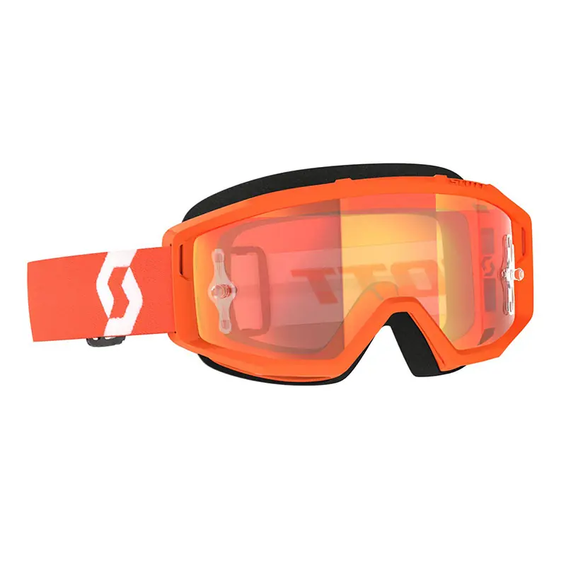 Compra Adesso Maschera Scott Primal arancio bianco specchiato-
