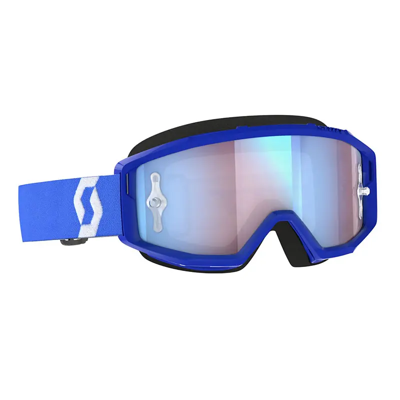 Must-Have Maschera Scott Primal blu bianco specchiato-