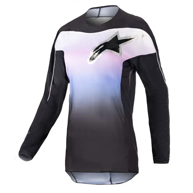 Maglia Alpinestars Stella Fluid 2023 nero frozen viola-M Prezzo Di Fabbrica