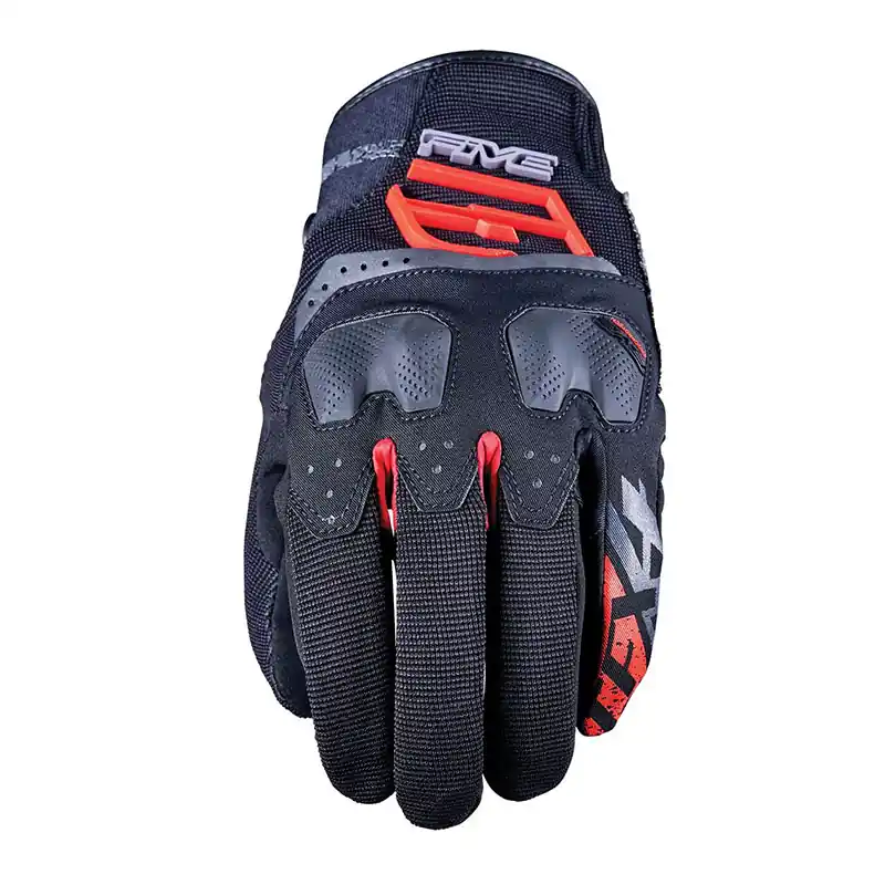 Super Prezzo Guanti Five TFX4 nero rosso-S