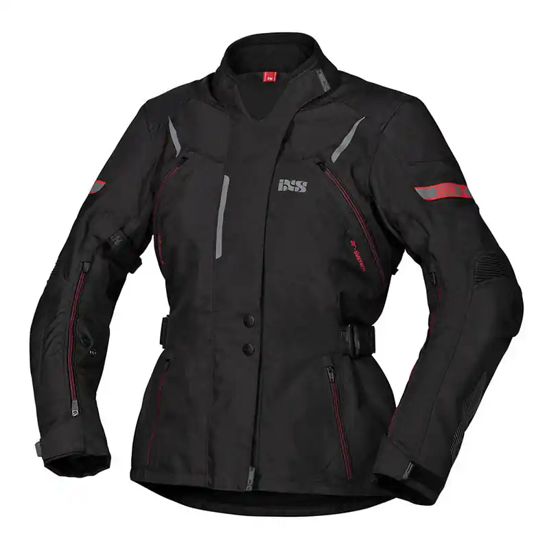 Giacca Donna IXS Tour Liz-ST nero rosso-XS Direttamente Dal Produttore