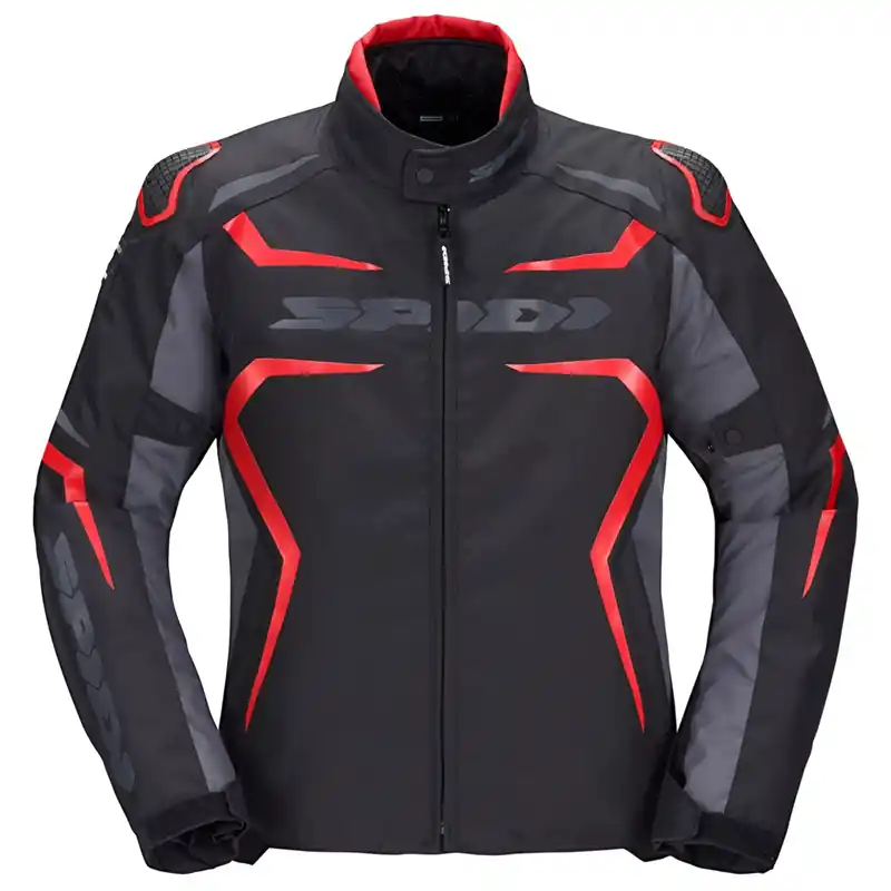 Più Venduto Giacca Spidi Race Evo H2OUT nero rosso-S
