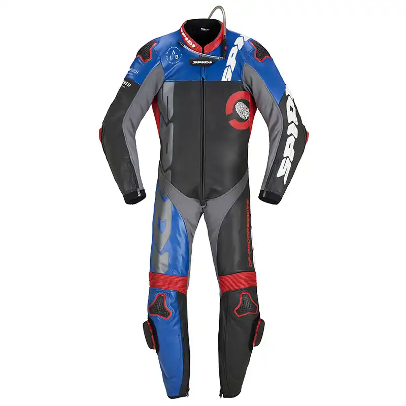 Must-Have Tuta Spidi DP Progressive Pro Perforated blu rosso-48