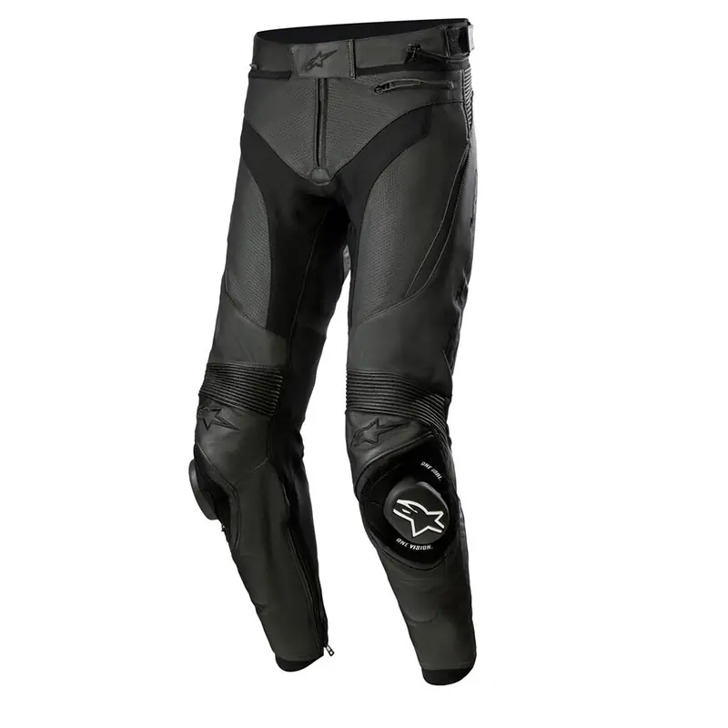 Prezzo Ridotto Pantaloni Pelle Alpinestars Missile V3 Airflow nero-48