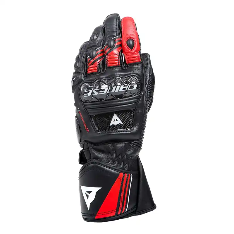 Guanti Dainese Druid 4 nero rosso-XS Promo Stagionale