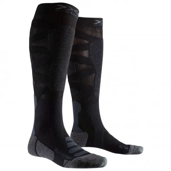 Calze X-Bionic Ski Silk Merino 4.0 nero-45/47 Occasione Imperdibile