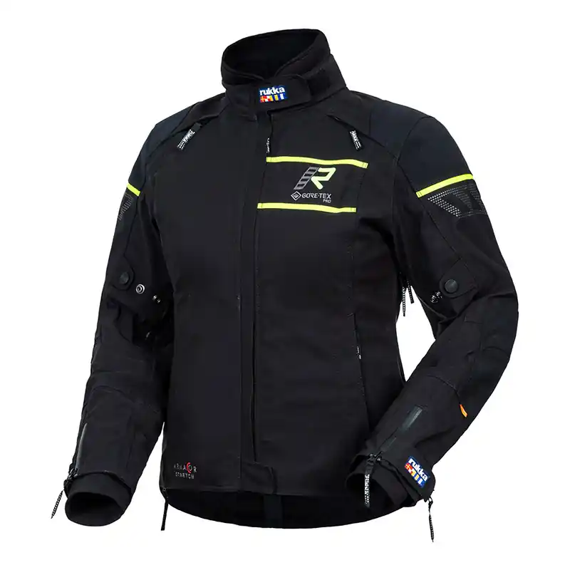 Giacca Donna Rukka RaptoRina nero giallo-36 Ultima Occasione