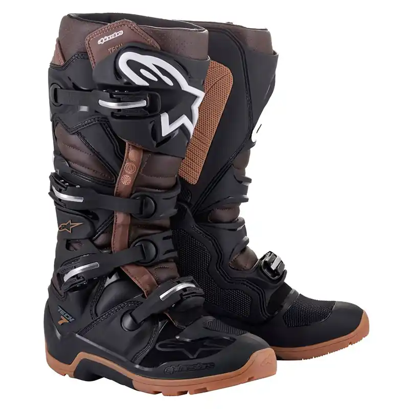 Stivali Alpinestars Tech 7 Enduro nero marrone-12 Nuova Collezione