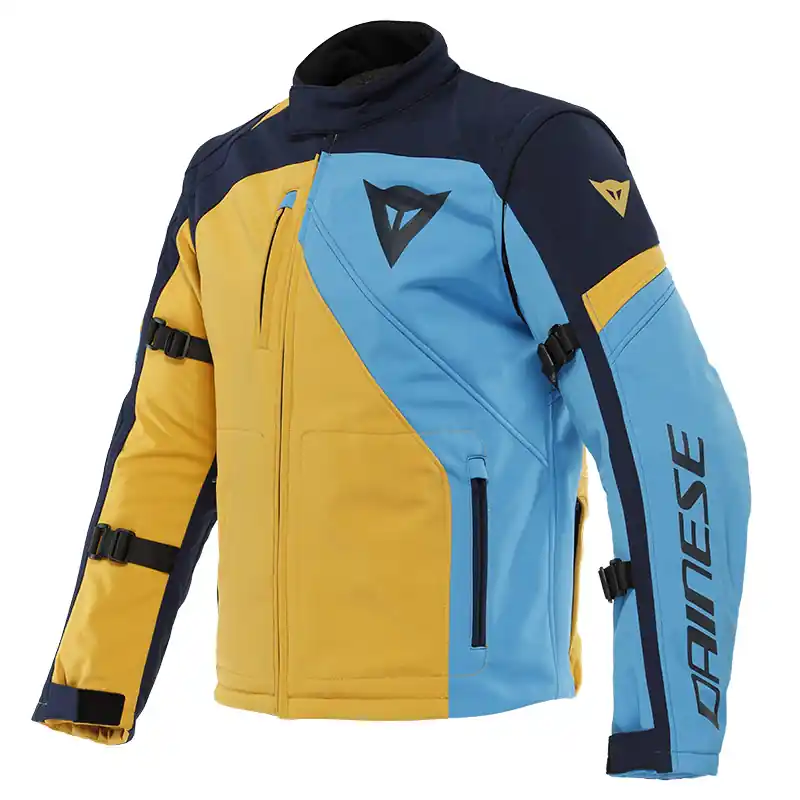 Di Tendenza Giacca Enduro Dainese Ranch Tex giallo mineral azzurro-46