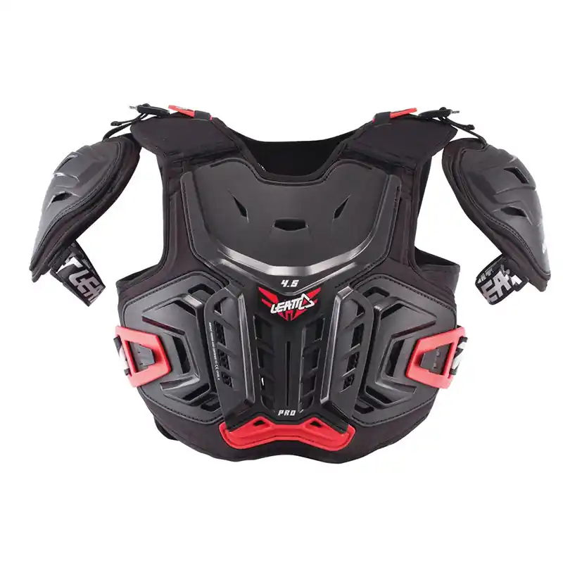 Offerta Lampo Pettorina Bimbo Leatt 4.5 Pro nero rosso-S/M