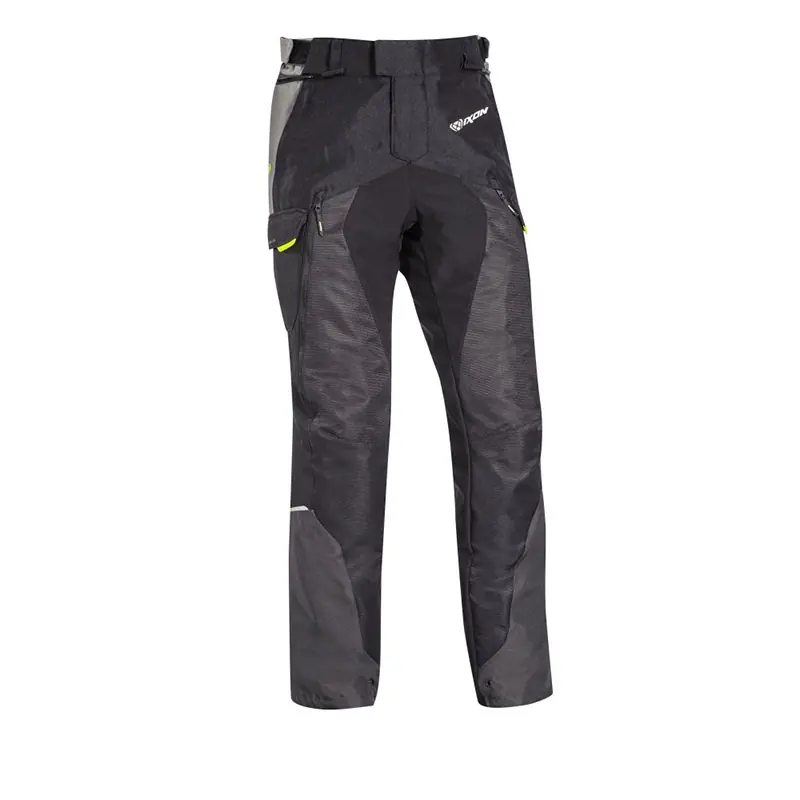 A Buon Prezzo Pantaloni Ixon Balder nero grigio giallo-S