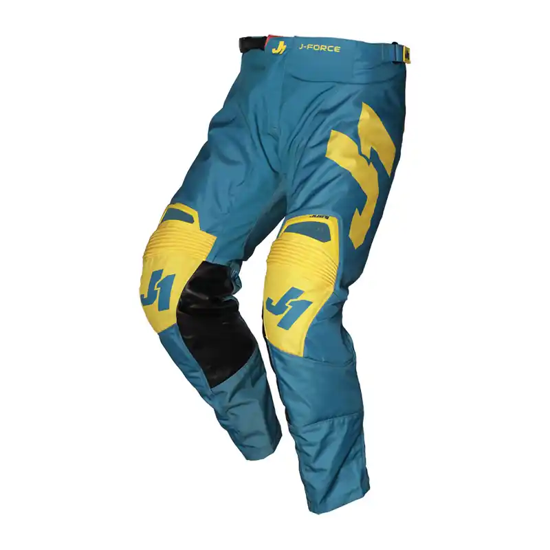 Pantaloni Just-1 J Force Terra blu giallo-34 Reso Gratuito