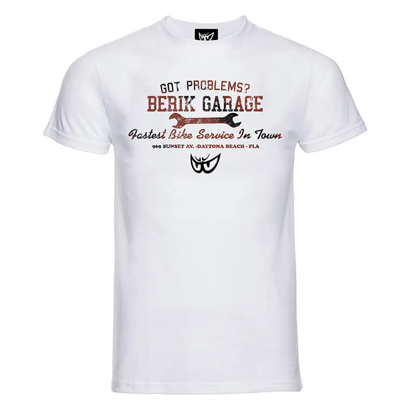 T Shirt Berik Tee 2.0 Garage bianco-S Offerta Lampo