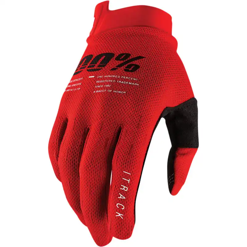 Guanti 100% iTrack rosso-S Bestseller