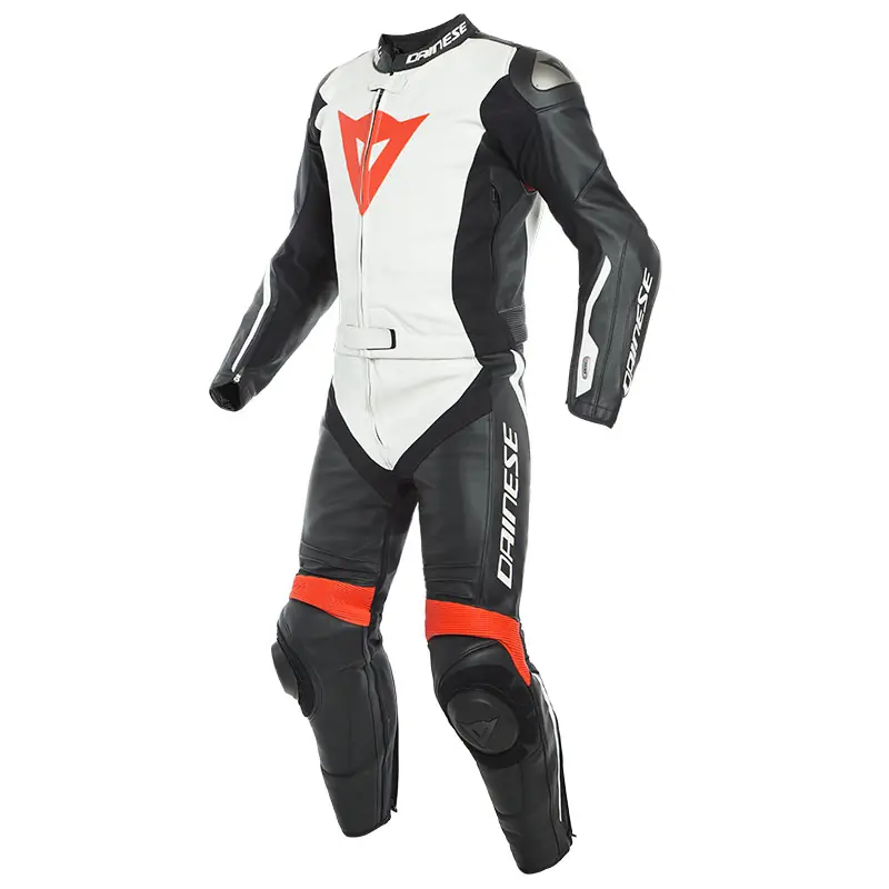 Scelto Dai Clienti Tuta 2pcs Dainese Avro D-Air bianco rosso-50