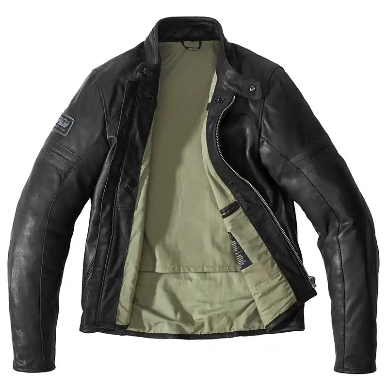 Giacca Pelle Spidi Vintage nero-48 Ultima Occasione