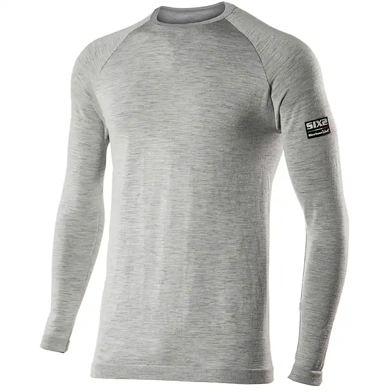 Maglia SIX2 TS2 Merinos wool grigio-S/M Consegna Rapida