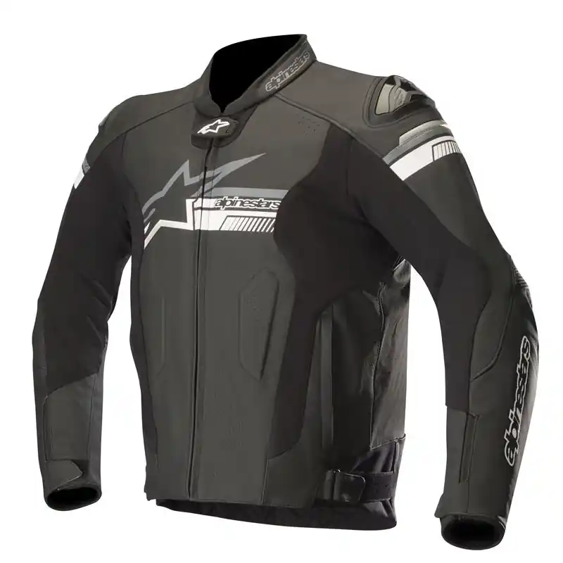 Quantità Limitata ALPINESTARS GIACCA IN PELLE FUJI AIRFLOW NERO-52
